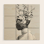 Bloom in White Wood Wall Art Gallery Image 1