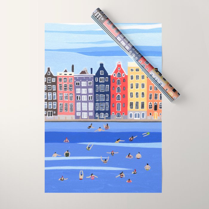Amsterdam Wrapping Paper Gallery Image 1