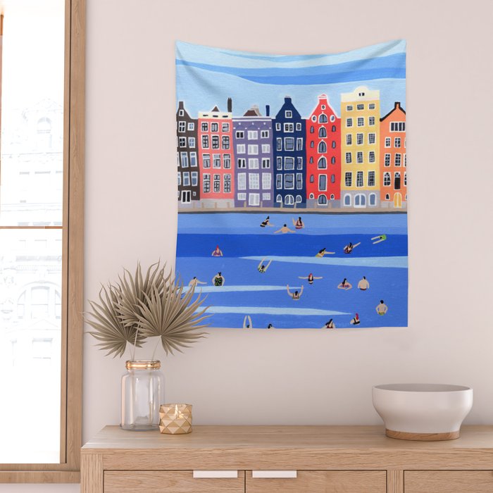 Amsterdam Wall Tapestry Gallery Image 2