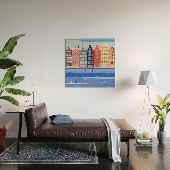Amsterdam Wood Wall Art Gallery Image 2