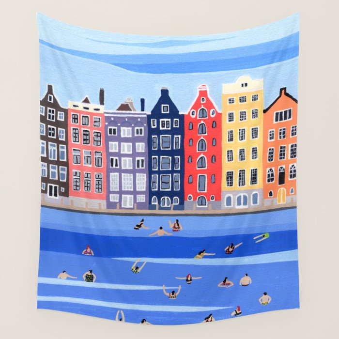 Amsterdam Wall Tapestry Gallery Image 4