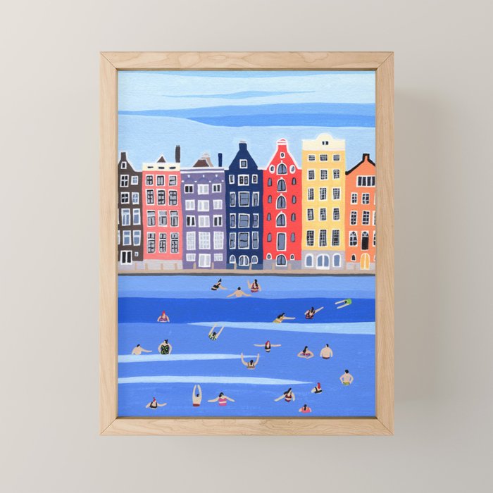 Amsterdam Mini Art Print Gallery Image 1