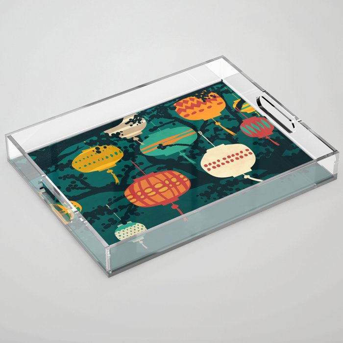 Lanterns Acrylic Tray Gallery Image 1