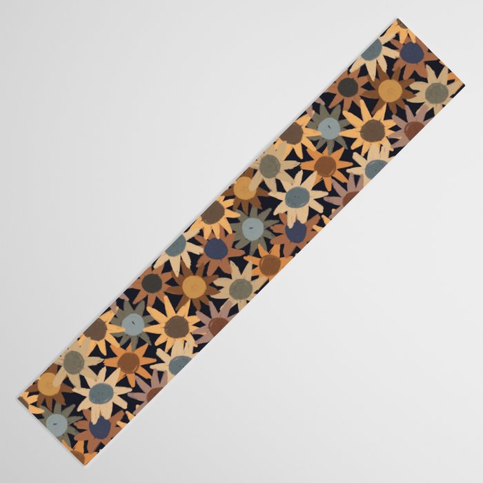 Hand Drawn Florals #5 Table Runner Gallery Image 3