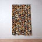 Hand Drawn Florals #5 Window Curtain Gallery Image 3