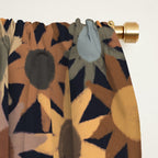 Hand Drawn Florals #5 Window Curtain Gallery Image 2