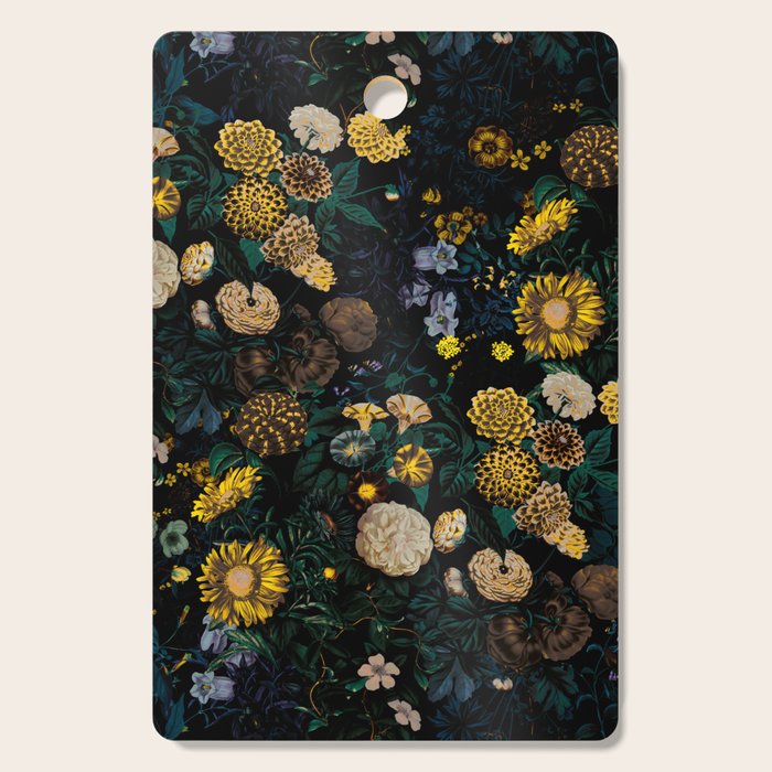 EXOTIC GARDEN - NIGHT II Cutting Board Gallery Image 1