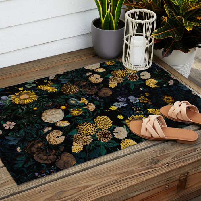 EXOTIC GARDEN - NIGHT II Outdoor Rug Gallery Image 2
