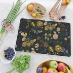 EXOTIC GARDEN - NIGHT II Cutting Board Gallery Image 2