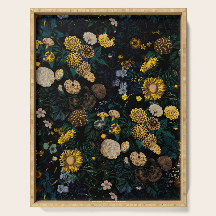 EXOTIC GARDEN - NIGHT II Serving Tray Gallery Image 1