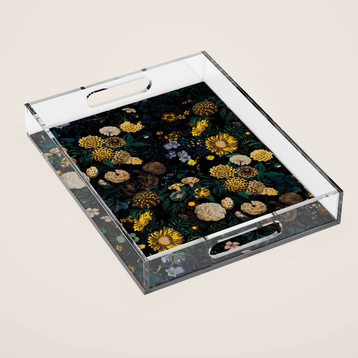 EXOTIC GARDEN - NIGHT II Acrylic Tray Gallery Image 1