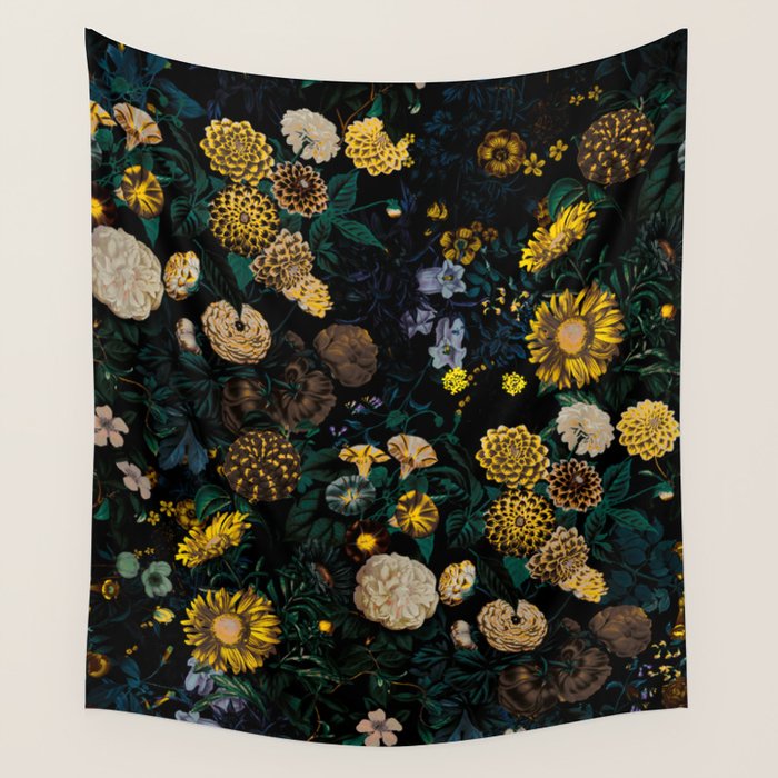 EXOTIC GARDEN - NIGHT II Wall Tapestry Gallery Image 4