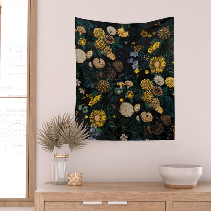 EXOTIC GARDEN - NIGHT II Wall Tapestry Gallery Image 2