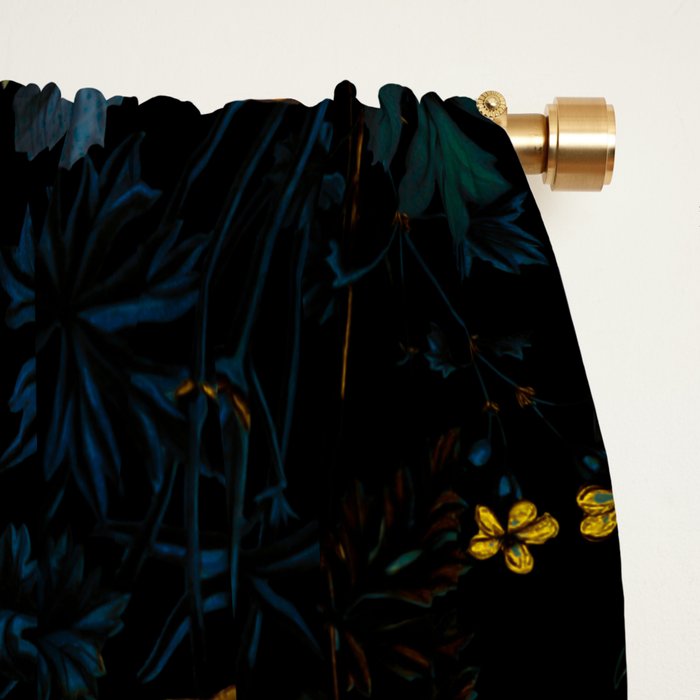 EXOTIC GARDEN - NIGHT II Window Curtain Gallery Image 2