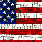 United States of America mosaic Coffee Mug Gallery Image 2