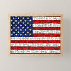 United States of America mosaic Mini Art Print Gallery Image 1