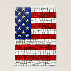 United States of America mosaic Stationery Card Gallery Image 2