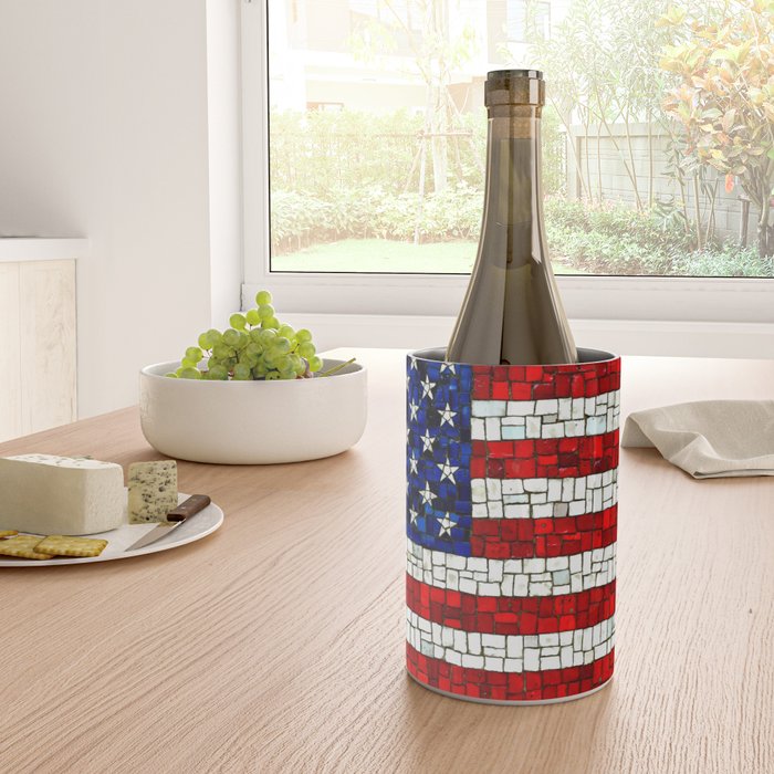 United States of America mosaic Wine Chiller Gallery Image 4