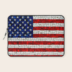 United States of America mosaic Laptop Sleeve Gallery Image 1