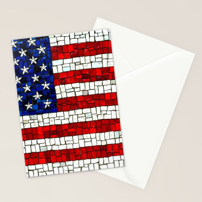 United States of America mosaic Stationery Card Gallery Image 2