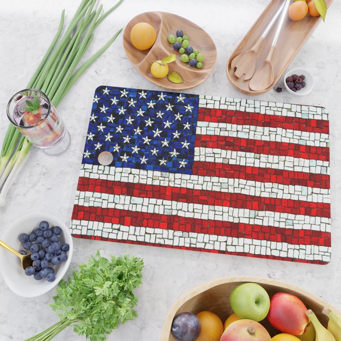 United States of America mosaic Cutting Board Gallery Image 2