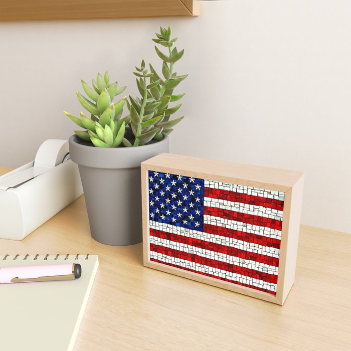 United States of America mosaic Mini Art Print Gallery Image 2
