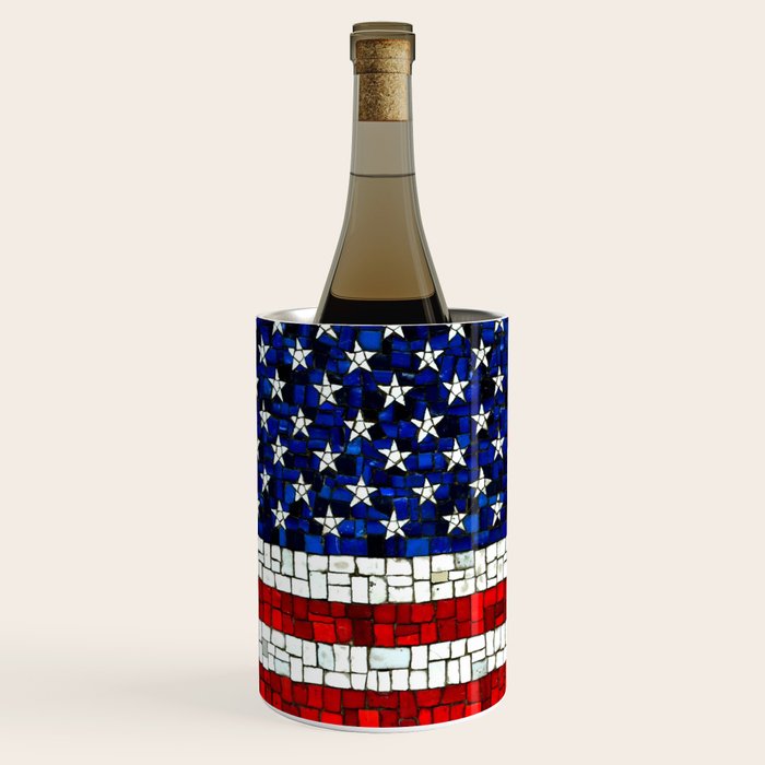 United States of America mosaic Wine Chiller Gallery Image 2