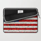 United States of America mosaic Laptop Sleeve Gallery Image 2