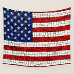 United States of America mosaic Wall Tapestry Gallery Image 4