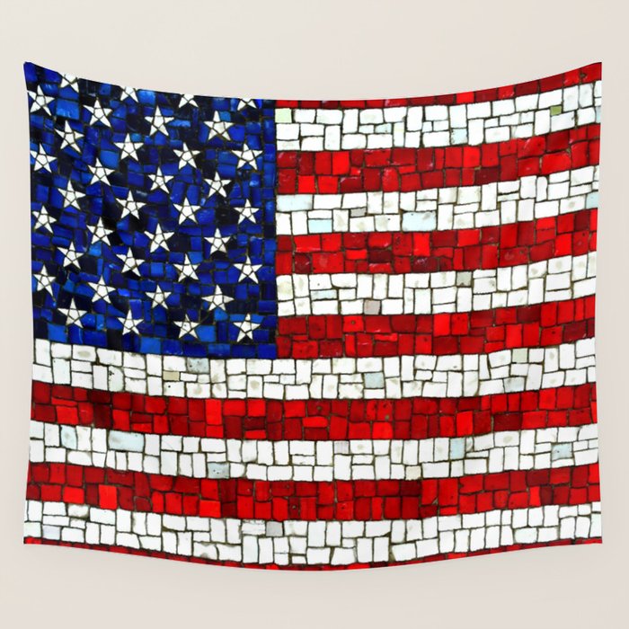 United States of America mosaic Wall Tapestry Gallery Image 4