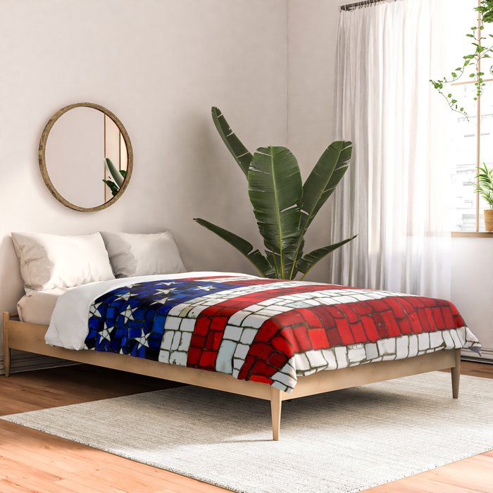 United States of America mosaic Comforter Gallery Image 2