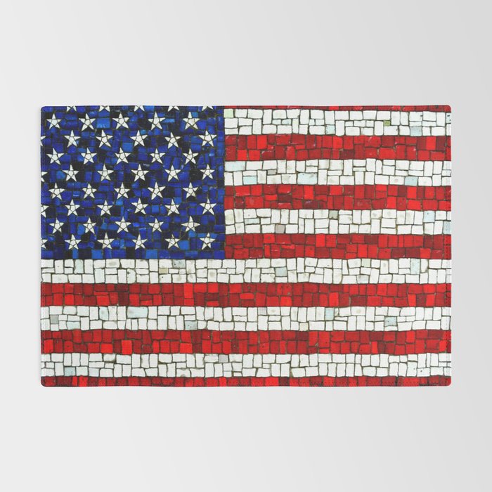 United States of America mosaic Rug Gallery Image 2
