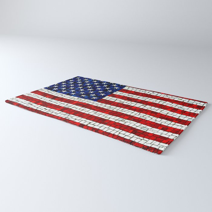 United States of America mosaic Rug Gallery Image 3