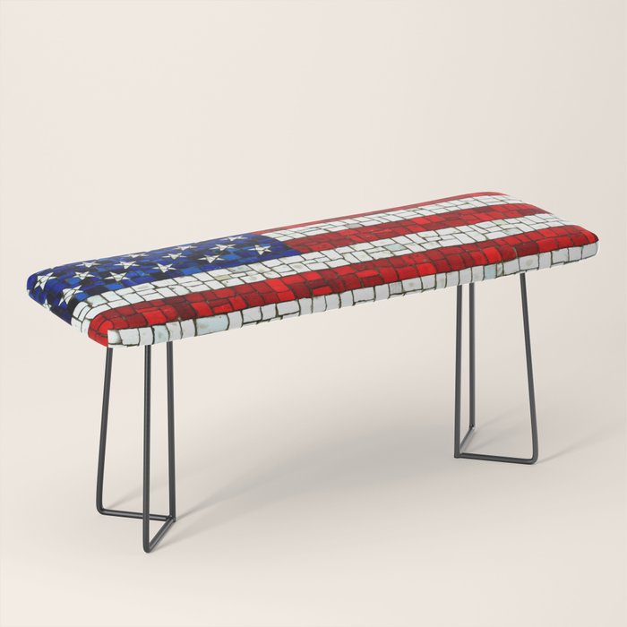 United States of America mosaic Bench Gallery Image 1
