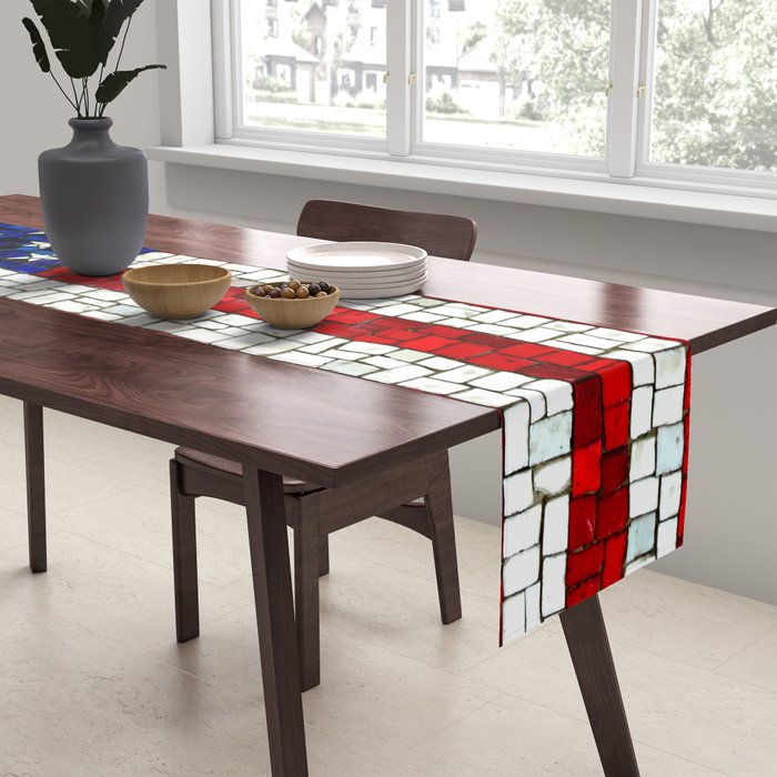 United States of America mosaic Table Runner Gallery Image 2