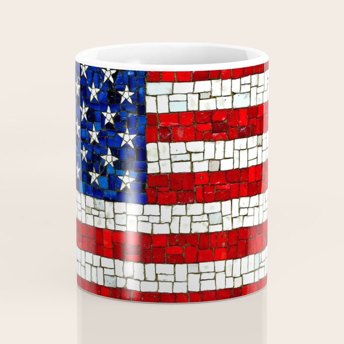 United States of America mosaic Coffee Mug Gallery Image 4
