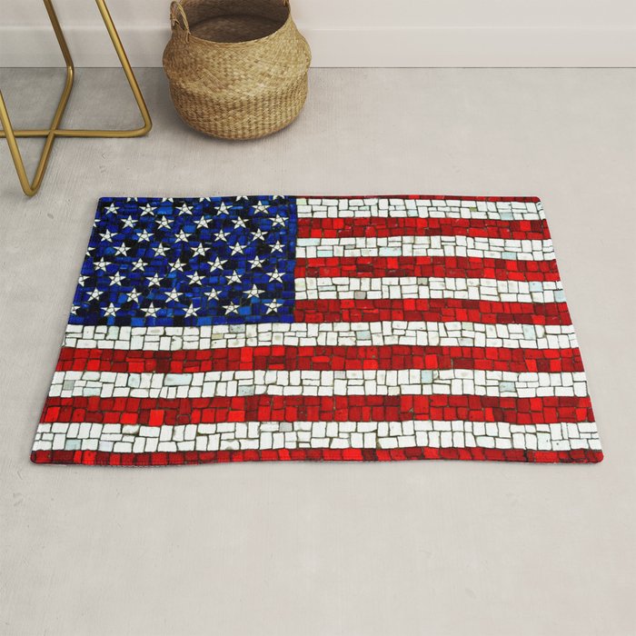 United States of America mosaic Rug Gallery Image 1