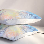 Snowy Parisian Christmas Watercolor Pillow Sham Gallery Image 3