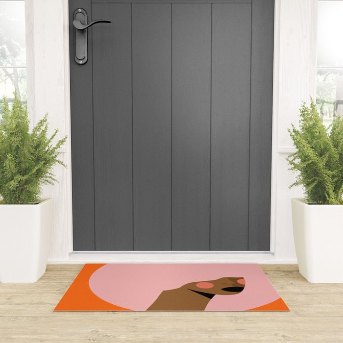 Pink Power Welcome Mat Gallery Image 3