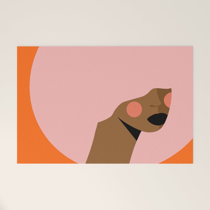 Pink Power Welcome Mat Gallery Image 1