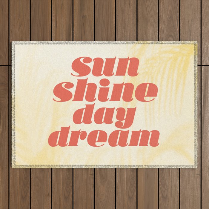 sunshine daydream Outdoor Rug Gallery Image 1