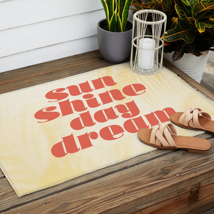sunshine daydream Outdoor Rug Gallery Image 2