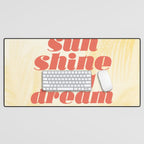 sunshine daydream Desk Mat Gallery Image 1