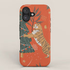 Tigers Christmas iPhone Case Gallery Image 1