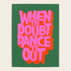 Dance It Out Pink And Green Poster Gallery Image 4