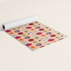 sunshine orange flower collage Yoga Mat Gallery Image 2