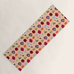 sunshine orange flower collage Yoga Mat Gallery Image 1