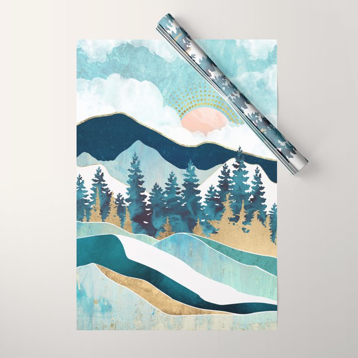 Summer Forest Wrapping Paper Gallery Image 1