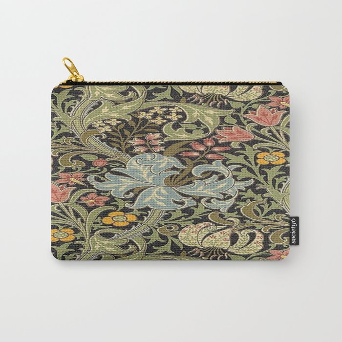 William Morris floral design  Carry All Pouch Gallery Image 1