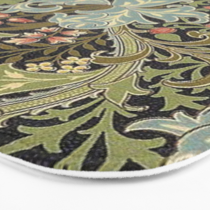 William Morris floral design  Bath Mat Gallery Image 3
